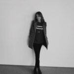 Saffron Burrows Instagram - On #SpiritDay we stand against bullying and show support for LGBTQ youth. Go purple now and join in 💜 http://glaad.org/spiritday @glaad 📷 @samtaylorjohnson #glaad