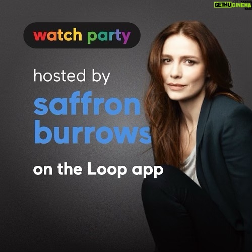 Saffron Burrows - 1.1K Likes - excited to host a pride watch party on @looptvofficial. head to their profile to download the app or search for it in the app store. going to be watching some of my favourite music videos. #pride #pridemonth #outandproud