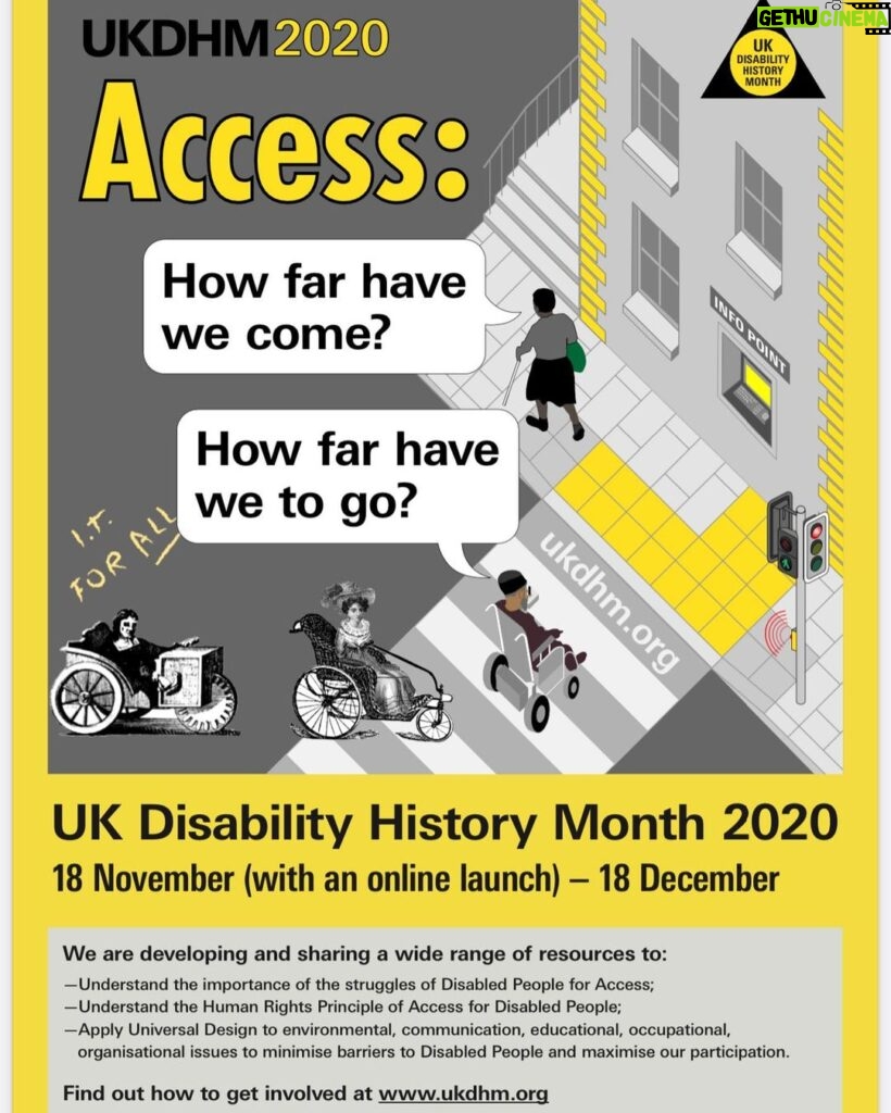 Saffron Burrows Instagram - Access is both a human right and a necessity for disabled people. Get tickets for the online launch of #ukdisabilityhistorymonth 2020 tomorrow Nov 18th 7pm GMT @eventbriteuk www.ukdhm.org #access #inclusion