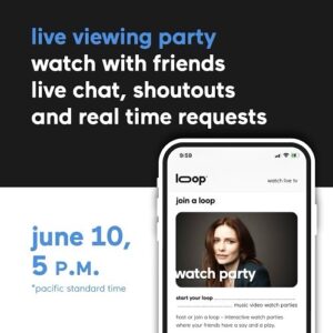 Saffron Burrows Instagram - excited to host a pride watch party on @looptvofficial. head to their profile to download the app or search for it in the app store. going to be watching some of my favourite music videos. #pride #pridemonth #outandproud