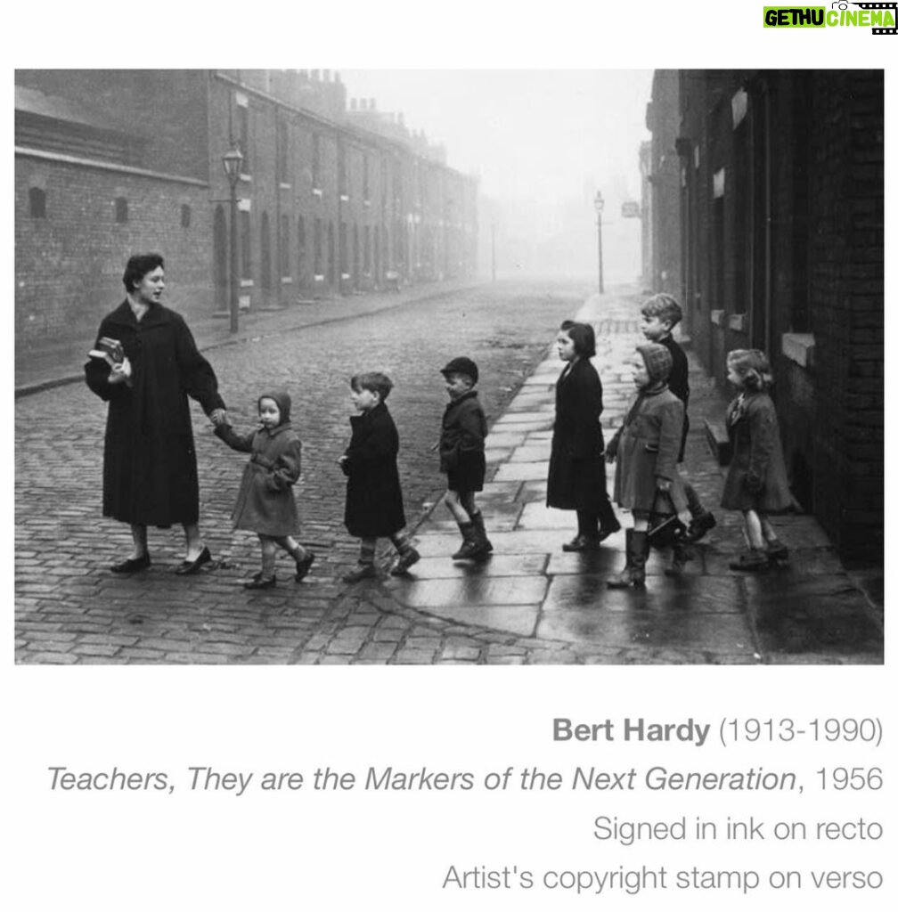 Saffron Burrows Instagram - ... i love this. my mum taught in #hackney for 45 years and my grand-mother Winnie taught before her. #berthardy @peterfettermangallery