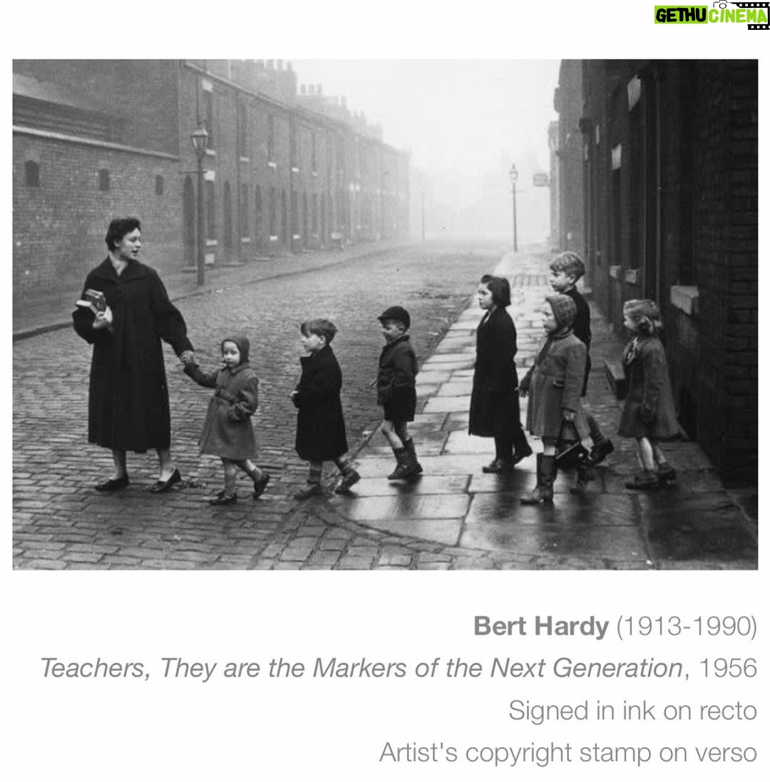 Saffron Burrows - 879 Likes - ... i love this. my mum taught in #hackney for 45 years and my grand-mother Winnie taught before her. #berthardy @peterfettermangallery