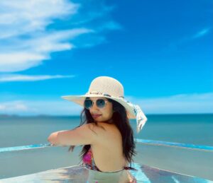 Sahana Sarvesh Instagram - Thinking of a caption is too energy consuming 🎣
.
.
.
.
.
#pattaya #thailand #vacation #ootdstyleindo