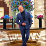 Saleh Abd El Nabi Instagram - #fashionlover #suit #winter2023 #design #naturephotography #blacklove #navy #actor #egyptian Triumph Luxury Hotel