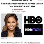 Salli Richardson-Whitfield Instagram - I can’t explain how much I love my @hbo @hbomax family. These last two years have been an amazing growing experience and to be able to produce and direct these two amazing shows is absolutely a gift. @winningtimehbo @gildedagehbo #womandirector #workingmom