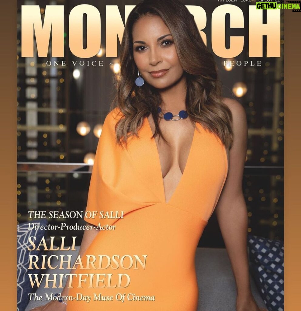 Salli Richardson-Whitfield Instagram - I am so proud to grace the special edition cover of @monarchmagazine produced by the amazing monarch team,they made me feel like I was in front of the camera again. I can’t wait for you all to see the inside of the magazine.#blackwomandirectors #blackwomanproducers #blackwomanfilm #stylebykingsley @makeupbydion @turnbullhair go