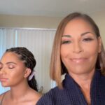 Salli Richardson-Whitfield Instagram - @leah_ladylike #ladylikefoundation thank you for having us. Your work in the community is most needed. @makeupbyhendra @aweinspired @parker.whitfield