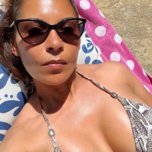 Salli Richardson-Whitfield Instagram - Hello summer ❤️getting my last few moments of rest before the next year of this grind hits Hi gear. #director #fabulous50s  #momandwife
