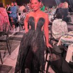 Salli Richardson-Whitfield Instagram - Photo dump alert. @essence as usual the luncheon was overwhelmingly fantastic. Always great to see so many friends. @regardstylehouse @makeupbydion dress by @maisonreemanahar