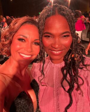 Salli Richardson-Whitfield Instagram - Photo dump alert. @essence as usual the luncheon was overwhelmingly fantastic. Always great to see so many friends. @regardstylehouse @makeupbydion dress by @maisonreemanahar