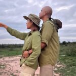 Salli Richardson-Whitfield Instagram – Merry Christmas from the motherland. @alldondre @parker.whitfield  South Africa is a dream come true. #safari Johannesburg, South Africa