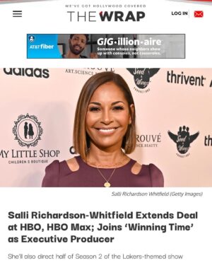 Salli Richardson-Whitfield Instagram - I can’t explain how much I love my @hbo @hbomax family. These last two years have been an amazing growing experience and to be able to produce and direct these two amazing shows is absolutely a gift. @winningtimehbo @gildedagehbo #womandirector #workingmom