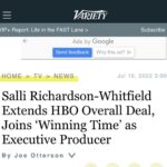 Salli Richardson-Whitfield Instagram - I can’t explain how much I love my @hbo @hbomax family. These last two years have been an amazing growing experience and to be able to produce and direct these two amazing shows is absolutely a gift. @winningtimehbo @gildedagehbo #womandirector #workingmom