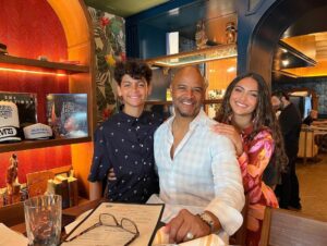 Salli Richardson-Whitfield Instagram - What a beautiful way to end our Miami trip and @americanblackfilmfestival weekend than with my beautiful husband, my kids and some of my best friends. Happy Father’s Day @alldondre I love you dearly.