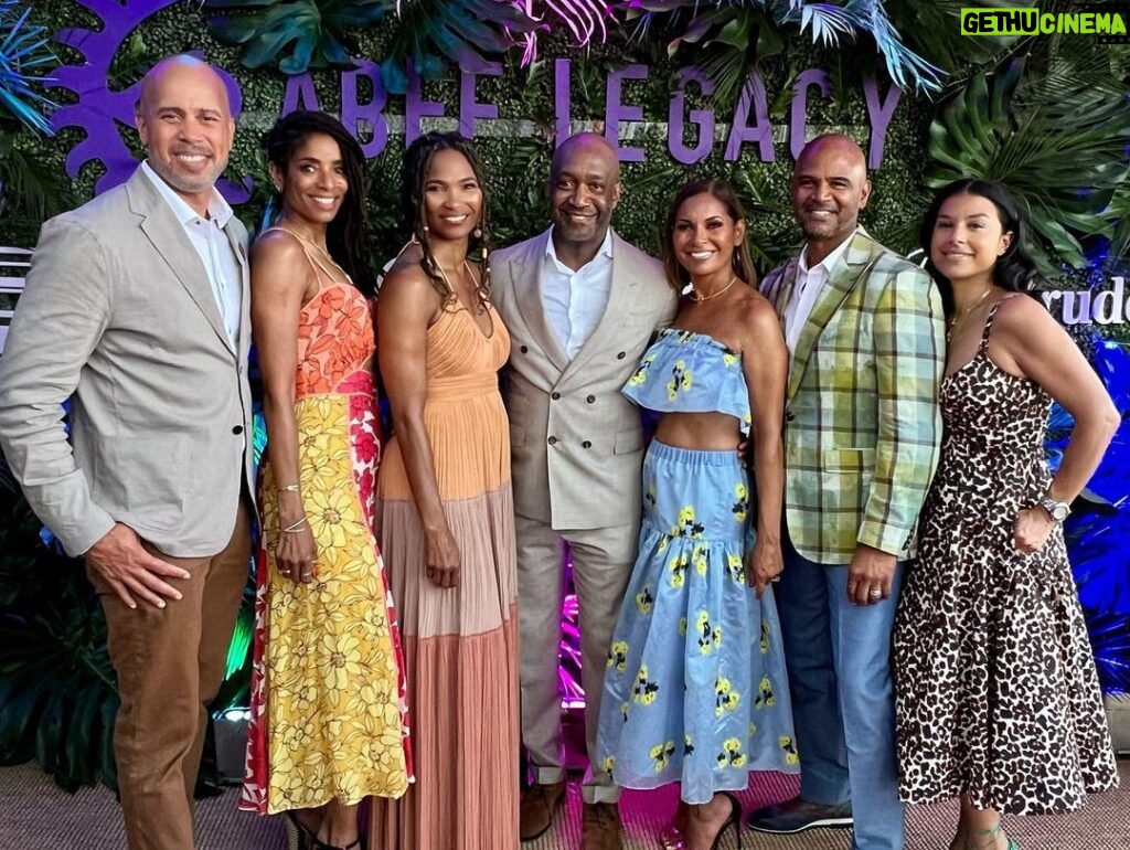 Salli Richardson-Whitfield Instagram - What a beautiful way to end our Miami trip and @americanblackfilmfestival weekend than with my beautiful husband, my kids and some of my best friends. Happy Father’s Day @alldondre I love you dearly. Red Rooster Overtown