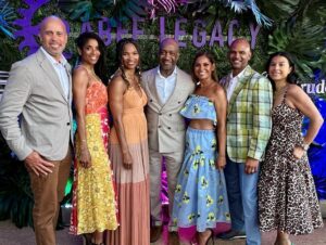 Salli Richardson-Whitfield Instagram - What a beautiful way to end our Miami trip and @americanblackfilmfestival weekend than with my beautiful husband, my kids and some of my best friends. Happy Father’s Day @alldondre I love you dearly.