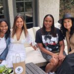 Salli Richardson-Whitfield Instagram - What a lovely perfect day that our husbands planned for us. @alldondre @therealchrisspencer @jefffriday and Erin Jones you did your thing. #happywifehappylife @bruceleejones27 thank you for the great food @chefshantai