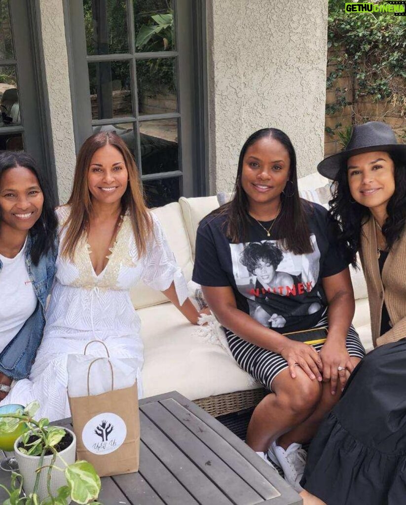 Salli Richardson-Whitfield Instagram - What a lovely perfect day that our husbands planned for us. @alldondre @therealchrisspencer @jefffriday and Erin Jones you did your thing. #happywifehappylife @bruceleejones27 thank you for the great food @chefshantai