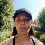 Salli Richardson-Whitfield Instagram - Yesterday when the sun came out Deuce and I worked on our training from @calik9training I can’t tell you how this has changed the friendship with my best Doggy. Thank you @anivaniart for you beautiful new workout pants. Your daughter brought me so much joy the other day. Best hugs on our block.