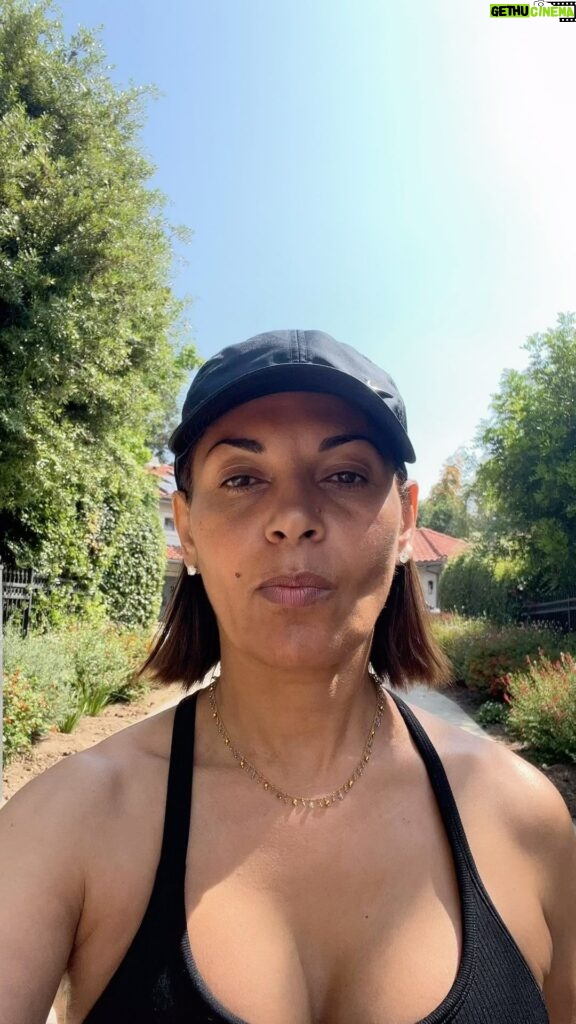 Salli Richardson-Whitfield Instagram - Yesterday when the sun came out Deuce and I worked on our training from @calik9training I can’t tell you how this has changed the friendship with my best Doggy. Thank you @anivaniart for you beautiful new workout pants. Your daughter brought me so much joy the other day. Best hugs on our block.