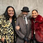 Salli Richardson-Whitfield Instagram - Happy birthday @iamlelarochon Your heart is made of gold. Enjoy your day. Oh and yes , that is @benvereen you can see by our cheesy smile’s that we were very happy to meet you.