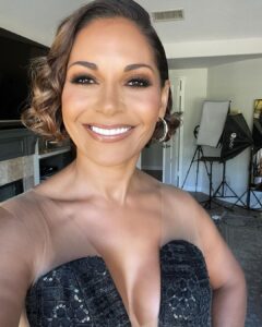 Salli Richardson-Whitfield Instagram - Photo dump alert. @essence as usual the luncheon was overwhelmingly fantastic. Always great to see so many friends. @regardstylehouse @makeupbydion dress by @maisonreemanahar