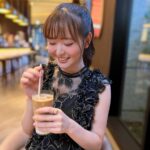 Sally Amaki Instagram - ずっと行きたかったカフェにこの間行ったよ🥰　お久しぶりのインスタ投稿です🥰 お洋服は　@snidel_official さんで萌ちゃんと色違い🥰 #カフェ　#cafe