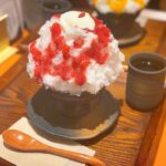 Sally Amaki Instagram - この間人生初めて食べた杏仁豆腐かき氷🍧💃🏻
