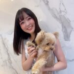 Sally Amaki Instagram - 今日はお仕事前にMirareee Tokyoさんでカットとトリートメントしていただきました🥰今年大切なお仕事が控えているので、それに向けて髪の毛とか色々美容頑張ってます😭そのうち発表できるといいね〜🥰 . ピノちゃんに初めてお会いしました😭ピノちゃん指名して予約もできるとか可愛すぎるwww