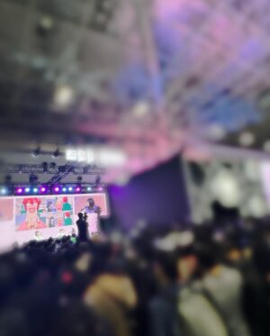 Sally Amaki Instagram - #AnimeJapan2023 
土曜日ありがとうございました！！
今日は2ステージに出演させて頂きました！！
そして明日はワールドダイスターの放送直前ステージに出演させて頂きます！！
.
とても楽しかったです💕💕
幸せな時間をありがとうございました😊