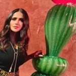 Salma Hayek Pinault Instagram - #BottegaVeneta AW24 ❤️‍🔥💥 @asaprocky @matthieu_blazy Sublime. #mfw Ps con todos los cactus 🌵 me sentí en casa 🏡 Hair: @cinzia_bozza @luciano_colombo Make-up: @nikipinna