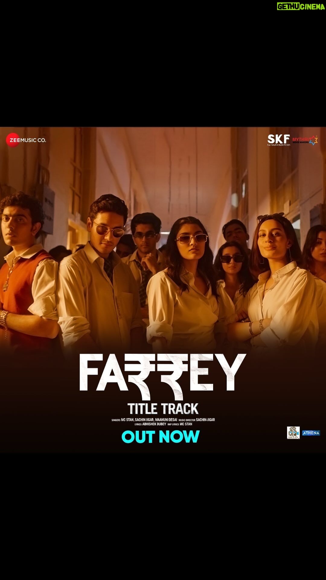 Salman Khan Instagram - Gaana enjoy karo aur exam mein Farrey mat banana! #FarreyTitleTrack @soumendra_padhi @alizehagnihotri @isahilmehta @zeynshaw @prasanna_bisht @ronitboseroy @juuhithesoniibabbar @yerneninaveen @atulreellife @nikhilnamit @m___c___stan @scarlettvictim @sachinjigar @soulfulsachin @jigarsaraiya @writerdubey @dnm_roots @sunirkheterpal @skfilmsofficial @mythriofficial @reellifeproduction @athenaenm @zeemusiccompany @castingchhabra @jugaadmotionpictures @mukeshchhabracc @pvrpictures