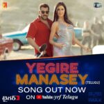 Salman Khan Instagram - మా #YegireManasey మీ అందరికీ నచ్చుతుందని అనుకుంటూ...https://youtu.be/QHhXqO1XJlA ఇప్పుడే వినండి! నవంబర్ 12న థియేటర్ లలో #Tiger3. Maa #YegireManasey mee andhariki Nacchuthundhani Anukuntu… Ippude vinandi! November 12na theatre Lalo #Tiger3 Releasing in Hindi, Tamil & Telugu. @katrinakaif | @therealemraan | #ManeeshSharma | @yrf | @ipritamofficial | @boselyricist | @bennydayalofficial | @anushamani | @vaibhavi.merchant | @anaitashroffadajania | #AlviraKhanAgnihotri | @ashley_rebello | @darshanjalan | #YRF50 | #YRFSpyUniverse