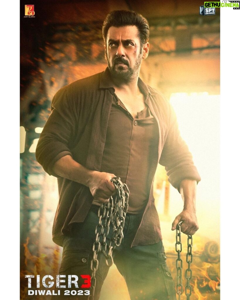 Salman Khan Instagram - #Tiger3Trailer. 16th October. 12 Noon. Mark kar lo calendar. #3DaysToTiger3Trailer #Tiger3 arriving in cinemas this Diwali. Releasing in Hindi, Tamil & Telugu. @katrinakaif | #ManeeshSharma | @yrf | #YRF50 | #YRFSpyUniverse