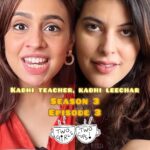 Saloni Khanna Instagram - To all teachers, please refund our therapy money. Season 3 episode 3 Link in bio! #twogirlstwocups #reelcast #podcast #onlybakwas Mumbai, Maharashtra