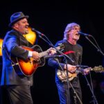 Sam Bush Instagram - The 2023 @intlbluegrass Awards was a night to remember! Congratulations to all winners and nominees, and a special congratulations to Sam for his induction into the Bluegrass Music Hall of Fame - a testament to his outstanding contributions to the genre and commitment to his craft! Cheers, too, to Sam, @jonweisberger and @smithsonianfolkways for winning the Industry Liner Notes of the Year for Radio John: The Songs of John Hartford! #sambush #bluegrassmusichalloffame #newgrass #IBMA #IBMAAwards Photos by Rob Laughter and Tom Beck