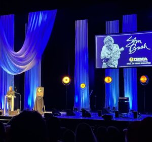 Sam Bush Instagram - The 2023 @intlbluegrass Awards was a night to remember! Congratulations to all winners and nominees, and a special congratulations to Sam for his induction into the Bluegrass Music Hall of Fame - a testament to his outstanding contributions to the genre and commitment to his craft! Cheers, too, to Sam, @jonweisberger and @smithsonianfolkways for winning the Industry Liner Notes of the Year for Radio John: The Songs of John Hartford! 

#sambush #bluegrassmusichalloffame #newgrass #IBMA #IBMAAwards

Photos by Rob Laughter and Tom Beck