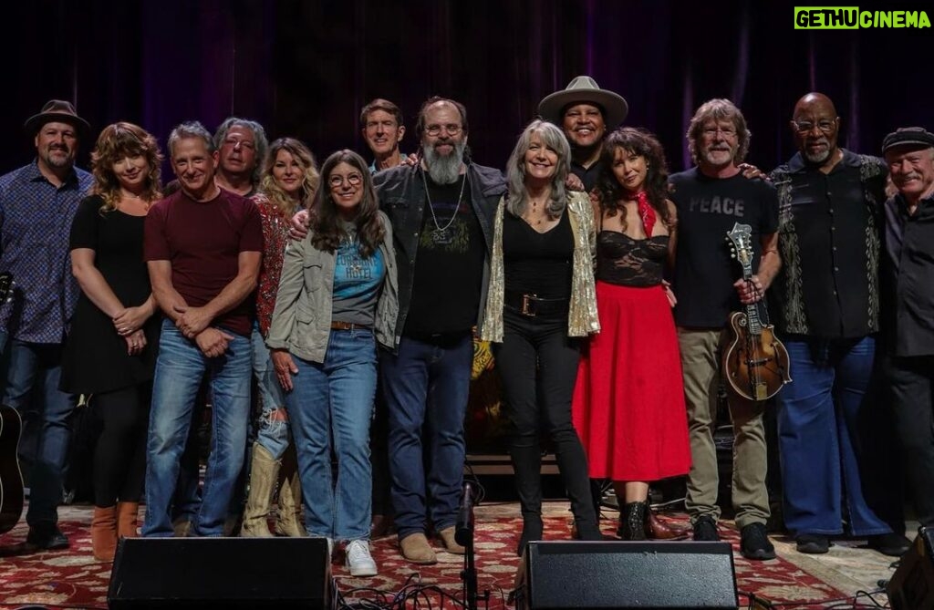 Sam Bush Instagram - A Saturday night well spent at the @franklintheatre! Sam and band performed on night 1 of 2 to record a live episode of @mountainstage for @npr Music for future airing. The talented musicians we were with couldn't have been better, with @steveearle, @elizabethcookforsheriff, @sarahleeguthrie, and @iamchrispierce! Photo by: @brewheadwv #sambush #sambushband #newgrass #bluegrass #mountainstage #franklintheatre #nprmusic #kathymattea #steveearle #elizabethcook #sarahleeguthrie #chrispierce