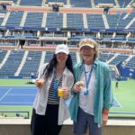Sam Bush Instagram – Sam & baby Jessica opening day of US OPEN
Photo: Lynn Bush