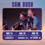 Sam Bush Instagram - This time next week Sam and band are playing back to back shows Thursday, Friday, and Saturday in Lexington, KY, Cincinnati, OH and Bay Harbor, MI! Tickets are going fast, so get yours quick for the chance to catch these guys in action. It's going to be a great weekend of newgrass! Tickets and info: https://www.sambush.com/tour #sambush #sambushband #newgrass #bluegrass #lexington #cincinnati #bayharbor