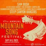 Sam Bush Instagram – Sam and band are headlining the 17th Annual @mountainsongfestival Friday, September 8th! Join the boys in Brevard, NC, surrounded by the beautiful Pisgah National Forest. This festival supports The Cindy Platt Boys and Girls Club of Transylvania County (@cindyplatt.bgc). September will be here before we know it, so get your tickets before it’s too late!  Tkts & info: https://www.etix.com/ticket/v/2157/mountain-song-festival?%3Fperformance_id=8141559&country=US&language=en 

#sambush #sambushband #newgrass #bluegrass #mountainsongfestival #brevard #northcarolinda