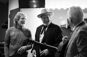 Sam Bush Instagram - Part Two! A night to remember at @theryman celebrating Earl Scruggs' 100th heavenly birthday, with the wonderful @jerrydouglas at the helm as Musical Director. Thanks to all who came to party with us!

Photos by @mthornphoto 

#sambush #earlscruggs #rymanauditorium #nashville #tennessee #bluegrass #newgrass