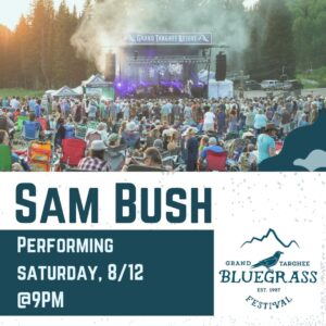 Sam Bush Instagram - The @grandtargheeresort Bluegrass Festival finally returns!  And you know you wanna be there in the beautiful Teton Mountains of Alta, WY.  Sam and band play NEXT Saturday 8/12 and Sam joins @delmccouryband and @jerrydouglas for a trio on Sunday 8/13.  Join us if you can.  Tickets and info: https://www.grandtarghee.com/bluegrass 
 
#sambush #sambushband #newgrass #bluegrass #grandtarghee #bluegrassfestival #alta #wyoming #delmccoury #jerrrydouglas