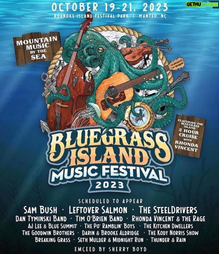 Sam Bush Instagram - Join Sam and band on island time this October at the @bluegrassislandmusicfestival! The festival will be held at Roanoke Island Festival Park in Manteo, NC from October 19th-21st. Bluegrass, open waters? What more could ya need?! Tkts and info: https://www.bluegrassisland.com/12thannual #sambush #sambushband #outerbanks #bluegrass #newgrass #bluegrassisland #manteo