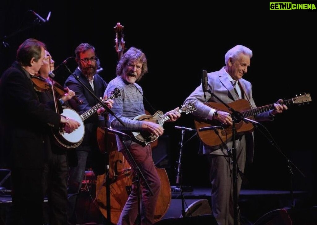 Sam Bush Instagram - @stubobduncan, Jim Mills, @alanbartrambass, Sam and @delmccouryband and many more spent this past Saturday night celebrating Earl Scruggs' 100th heavenly birthday at @theryman in Nashville! The evening was filled with memories of Earl's career and highlighted his profound impact on the music industry. The show benefitted the @earlscruggscenter in Shelby, North Carolina. Another Nashville moment Photo by Eric Ahlgrim / Courtesy of the Ryman Auditorium #sambush #earlscruggs #rymanauditorium #nashville #tennessee #bluegrass #newgrass