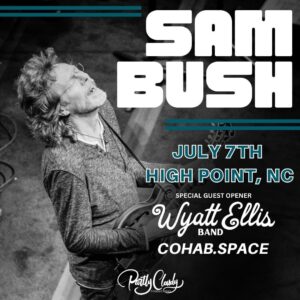 Sam Bush Instagram - High Point, NC! You're invited to a night of music at the @cohab.space! Sam and band are taking the stage THIS Friday, July 7th, presented by Partly Cloudy. Doors open at 7pm, and @wyattellismandolin is kicking the night off. Tickets are on sale now! Tkts and info:  https://app.promotix.com/events/details/Sam-Bush-tickets
 
#sambush #sambushband #newgrass #bluegrass #cohabspace #highpoint #northcarolina #wyattellisband #partlycloudy