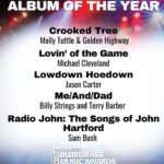 Sam Bush Instagram - I am thrilled to be inducted in the 2023 @intlbluegrass Hall of Fame along with Wilma Lee Cooper and my long time friend and musical big brother @daviddawggrisman. What an Honor! Especially proud of the 34th consecutive Mandolin Player of the Year nomination. And a nomination for my love letter to John Hartford’s music, Album of the Year—RADIO JOHN: SONGS OF JOHN HARTFORD. Truly an extraordinary journey of memories of me & Hartford. Just found out we have an IBMA nomination for liner notes for RADIO JOHN. Thank you to @jonweisberger and @smithsonianfolkways for the incredible packaging of this record—a labor of love. Win or lose, it’s been a joyful trip thru John’s music for me. Thank you everybody, Sam
