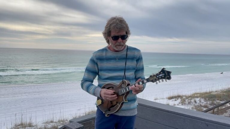 Sam Bush Instagram - Happy Holidays to all you Music Lovers. May you enjoy the Holiday of your choice with those you choose. With Yuletidings & gay apparel we wish y’all a very Merry Christmas 🎄🎁 Sam, Lynn & the Sam Band Family