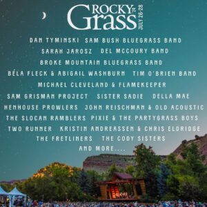 Sam Bush Instagram - RockyGrass 2024! Sam and band are returning for the 52nd Annual RockyGrass festival in Lyons, CO @planet.bluegrass. The boys are filling the air with the sweet sound of bluegrass, taking the stage on Saturday, July 27th! Tickets on sale now. Tkts and info: https://www.seetickets.us/profile/Planet-Bluegrass/6627120

#sambush #sambushband #newgrass #bluegrass #rockygrass #lyons #colorado #planetbluegrass