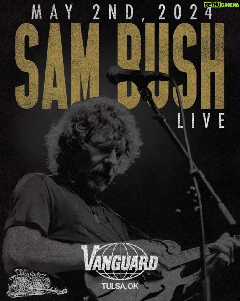 Sam Bush Instagram - Tulsa folks! Mark your calendars for Thursday, May 2nd. Sam and band will be jamming on the @vanguardtulsa stage in Tulsa, OK at 8pm. Tickets are on sale now: https://www.ticketweb.com/event/sam-bush-the-vanguard-tickets/13276443?REFID=clientsitewp #sambush #sambushband #thevanguard #tulsa #oklahoma #newgrass #bluegrass